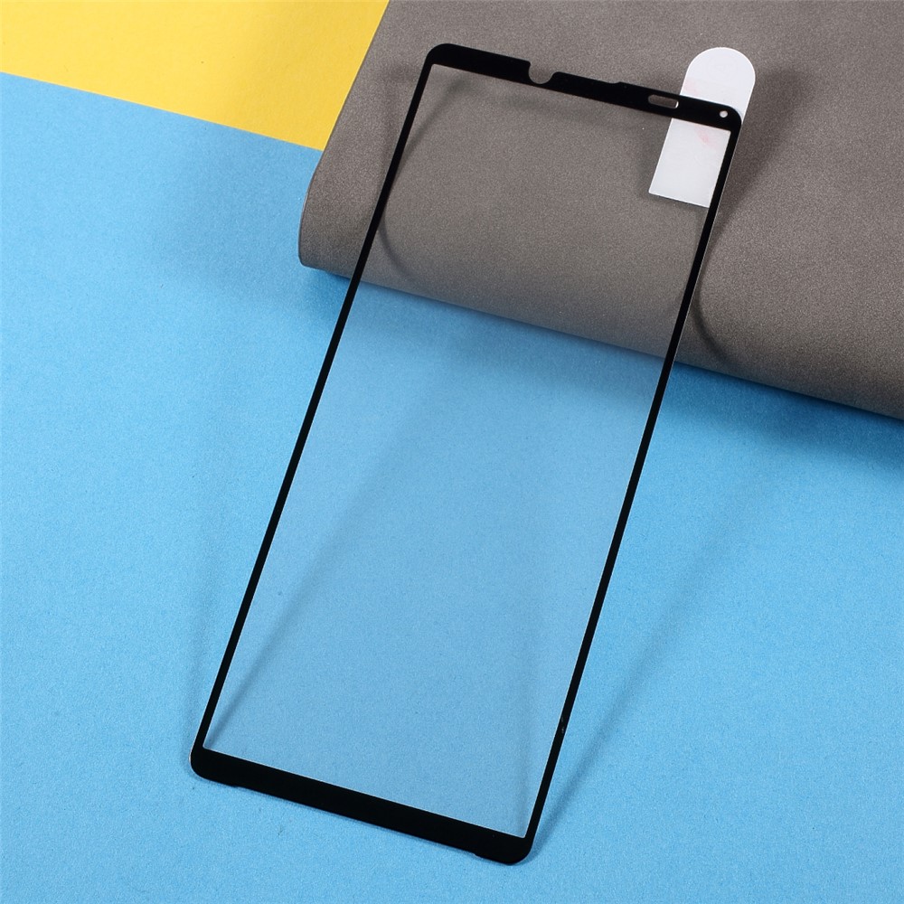 Full Glue Silk Print Full Screen Coverage Anti-Scratch Tempered Glass Protector Film for Sony Xperia 10 III-3