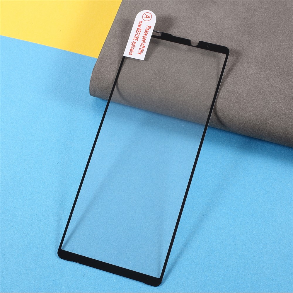 Full Glue Silk Print Full Screen Coverage Anti-Scratch Tempered Glass Protector Film for Sony Xperia 10 III-6