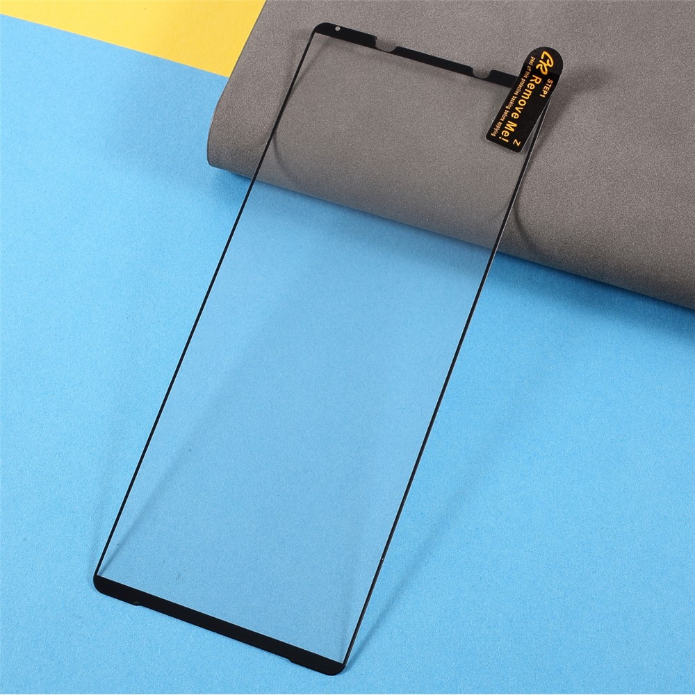 Anti-Explosion Full Glue Silk Print Tempered Glass Full Screen Coverage Protector Film for Sony Xperia 1 III-6