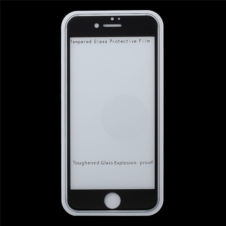 LENTION Arc Edge Full Screen Tempered Glass Protective Film for iPhone 7 4.7 - Black-1