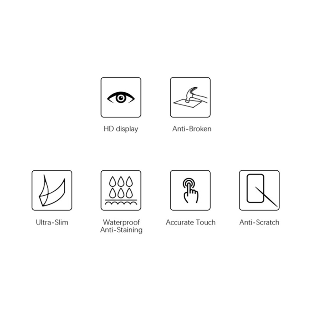 0.3mm Arc Edge Anti-explosion Tempered Glass Screen Film Protector for Nokia C01 Plus-3