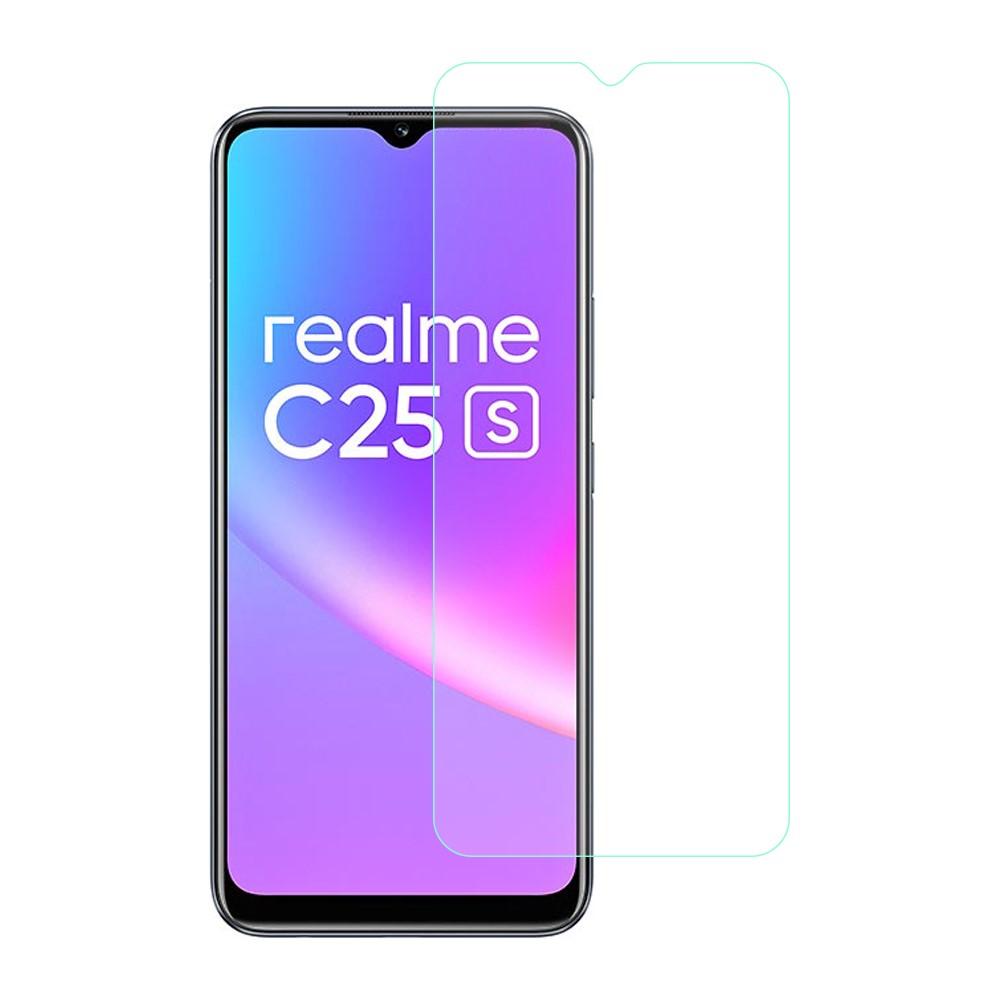 Ultra Clear 0.3mm Arc Edge Anti-Explosion Tempered Glass LCD Screen Protector for Realme C25s-1