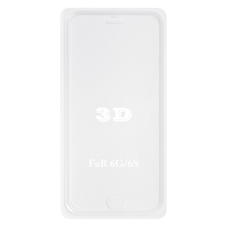 0.26mm 3D Gebogener Voller Bedeckung Ausgeglichenes Glas-Schirmschutzschutz Für Iphone 6S 6 - Transparent-2