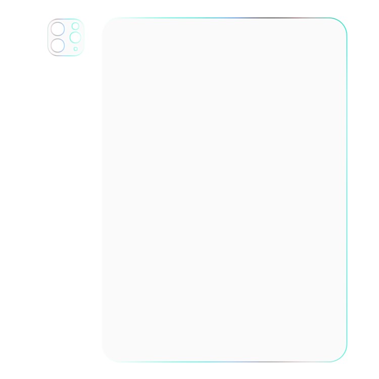 Protetor De Tela De Vidro Temperado Ultra-clara De Arco + Protetor De Filmes De Lente De Câmera Para Ipad Pro 12.9 Polegadas (2021) / (2020)-2