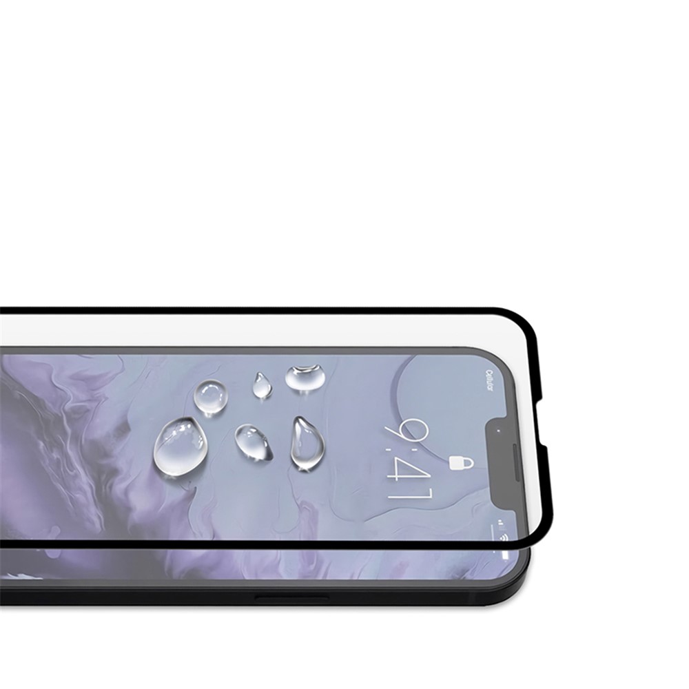 MOCOLO Cold Carving 3D Curved Tempered Glass Full Glue Screen Protector for iPhone 13 6.1 inch/13 Pro 6.1 inch-5