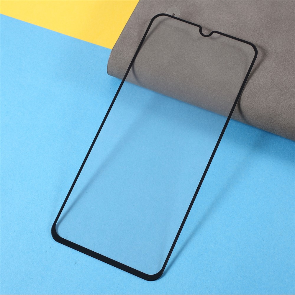 Shatter-proof Full Screen Coverage Silk Printing Tempered Glass Full Glue Protector for Samsung Galaxy A40s-3