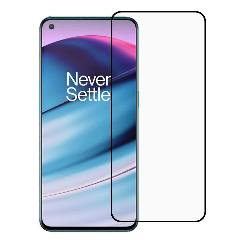 Full Screen Coverage Shatter-proof Silk Printing Tempered Glass Full Glue Protector for OnePlus Nord CE 5G-1