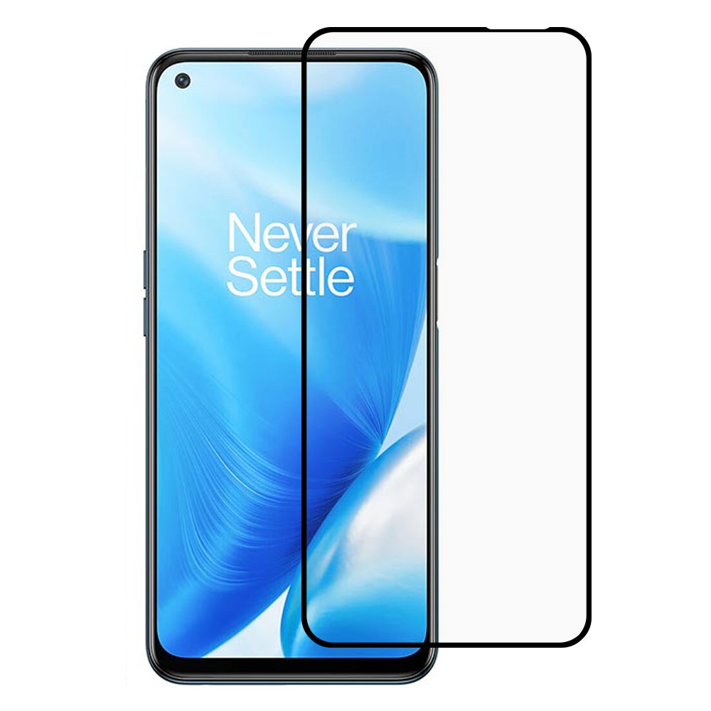 RURIHAI Ultra Thin 0.26mm Full Glue 2.5D Secondary Hardening Tempered Glass Solid Defense Screen Protector for OnePlus Nord N200 5G-1