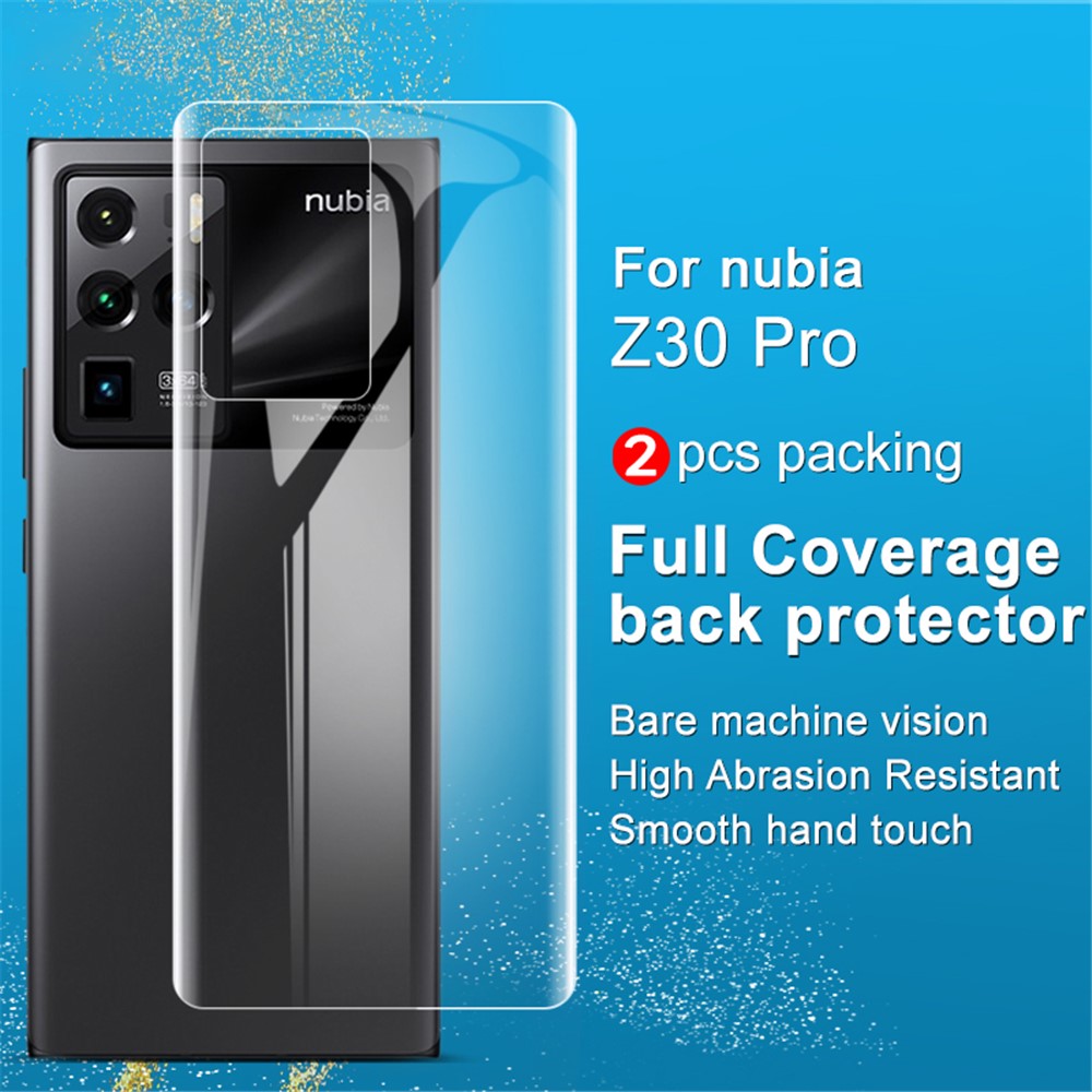 IMAK 2Pcs/Set HD Full Coverage TPU Hydrogel Film III Back Protector for ZTE nubia Z30 Pro-2