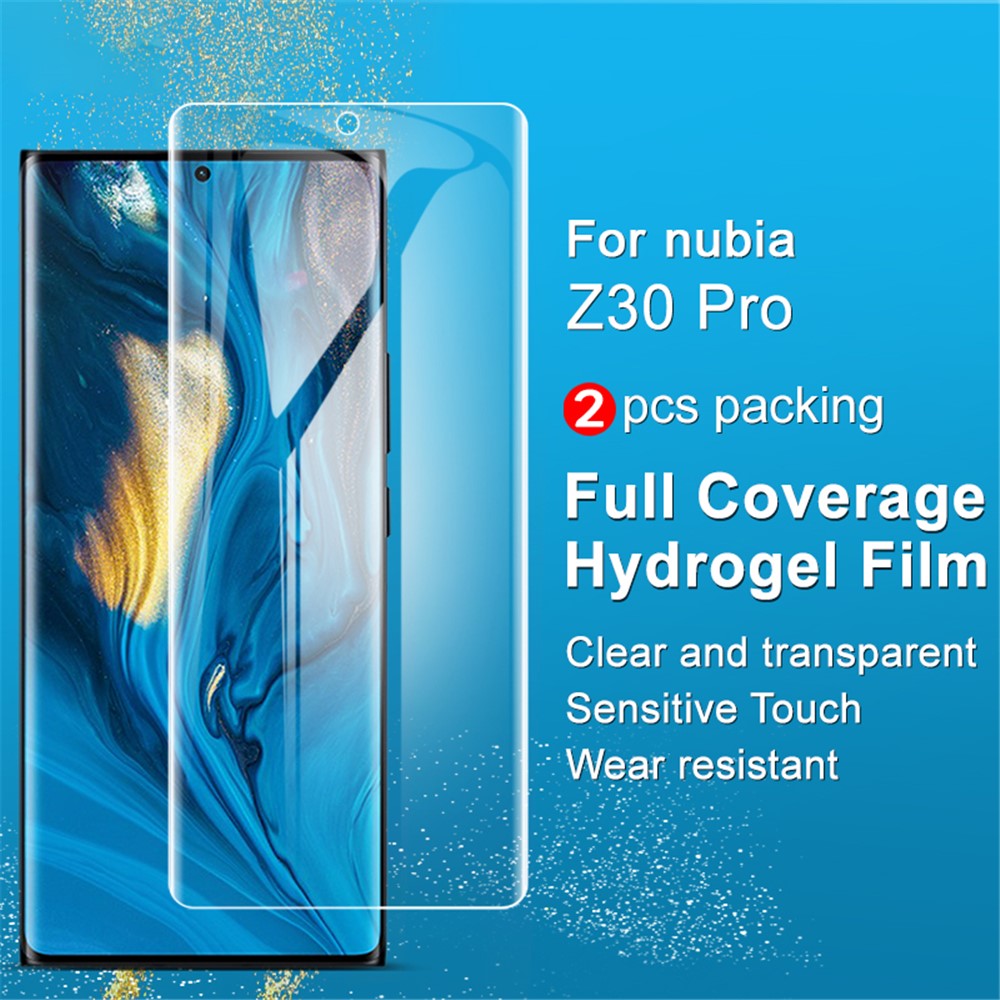 IMAK 2Pcs/Set Hydrogel Film III High Difinition Front Screen Protectors for ZTE nubia Z30 Pro-2