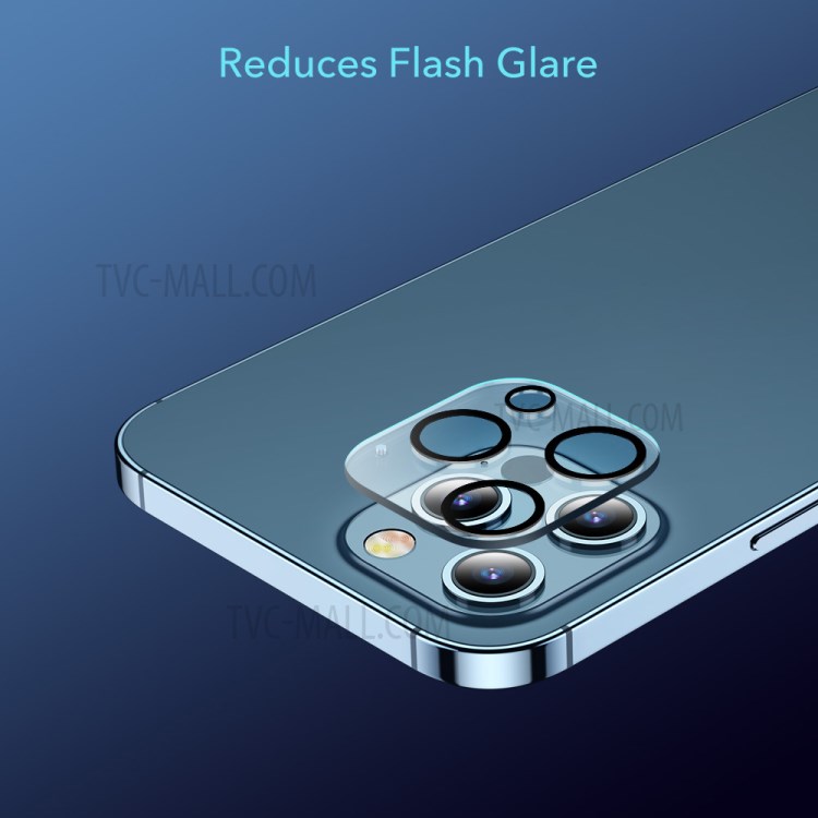 2pcs ESR Camera Lens Tempered Glass Screen Protector Back Lens Protective Film for iPhone 12 Pro 6.1 inch-3