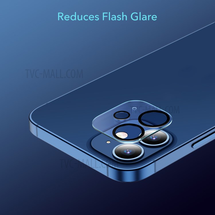 2pcs ESR Camera Lens Film Full Cover Clear Tempered Glass Lens Screen Protector for iPhone 12 6.1 inch-3