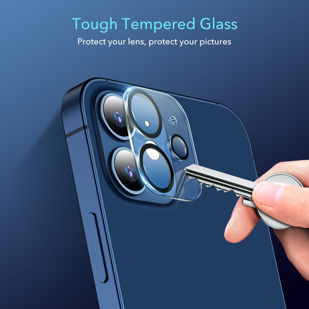 2pcs ESR Tempered Glass Camera Lens Film Screen Protector Cover Guard for iPhone 12 mini 5.4 inch-7