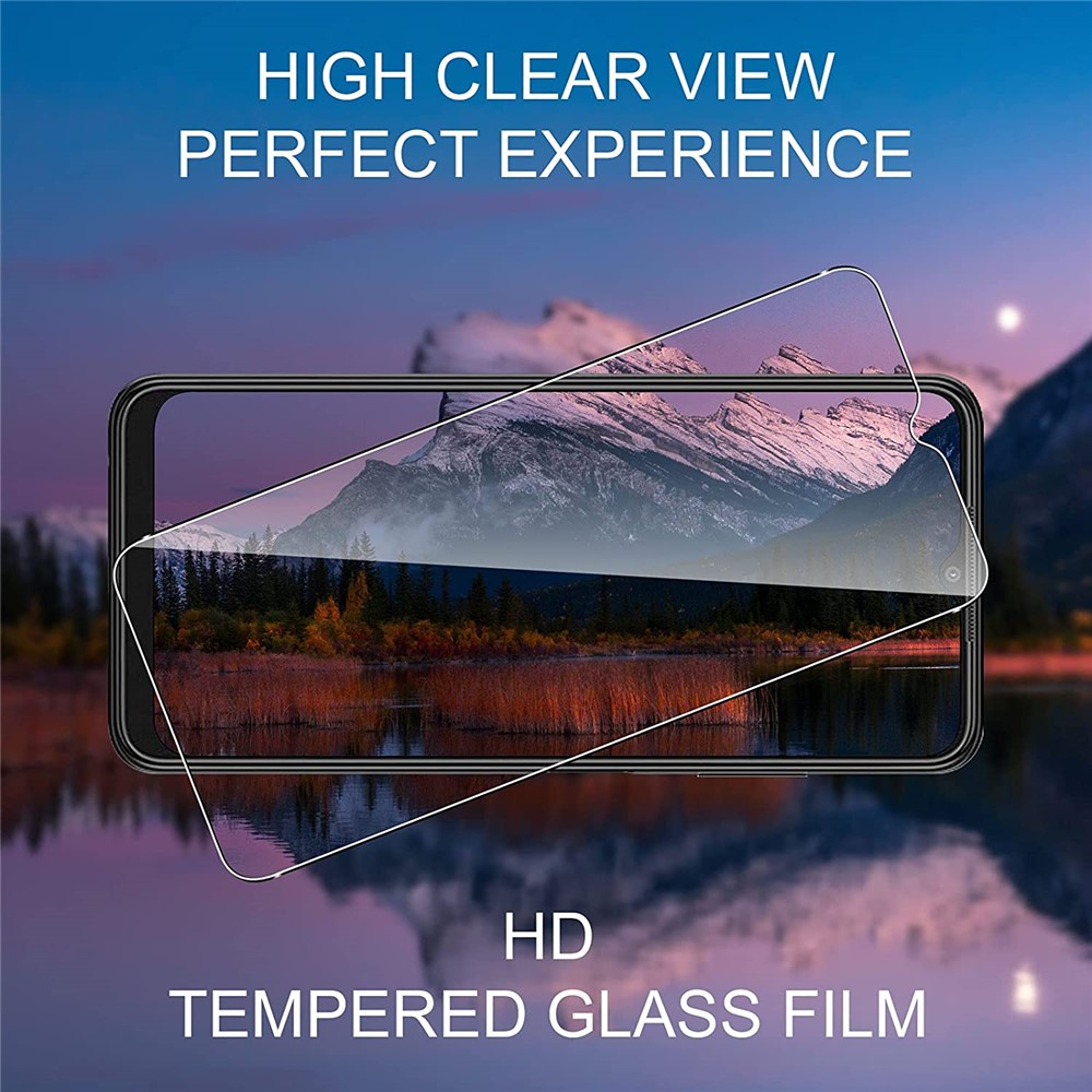 2PCS/Set Ultra Clear 0.3mm Arc Edge Tempered Glass Screen Protector for Samsung Galaxy A22 5G (EU Version)-4
