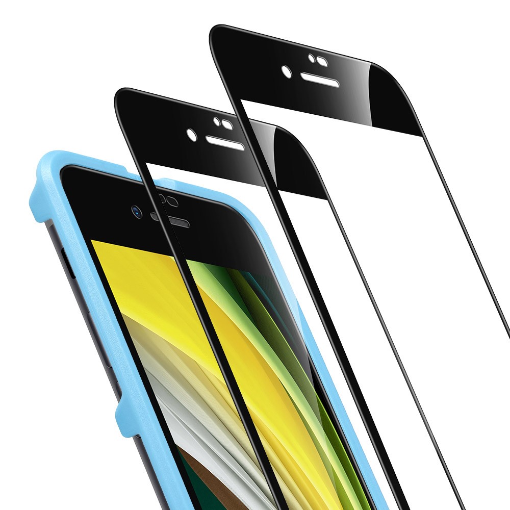 2pcs ESR Tempered Glass Screen Protector Full Cover Film Shield for iPhone SE (2nd Generation)/8 4.7 inch/7 4.7 inch-1
