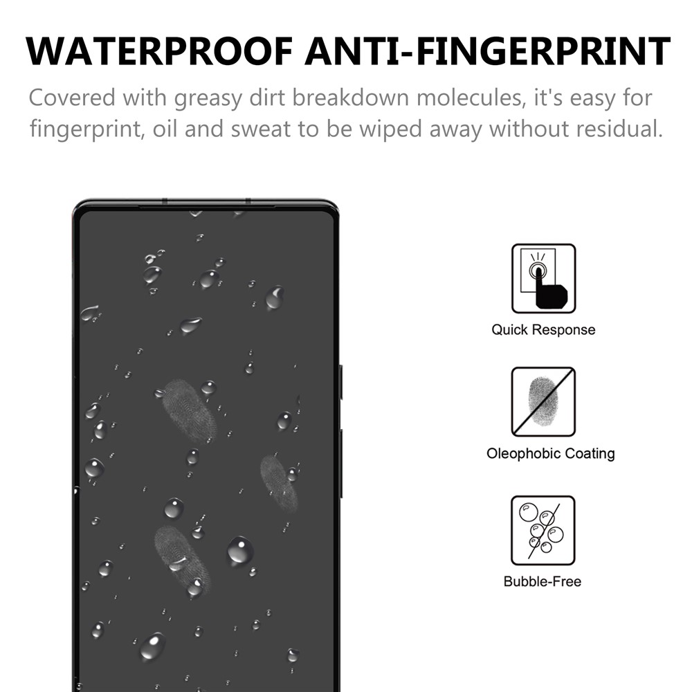 Anti-Explosion Tempered Glass Film Black Edges Full Glue Screen Protector for Google Pixel 6-5