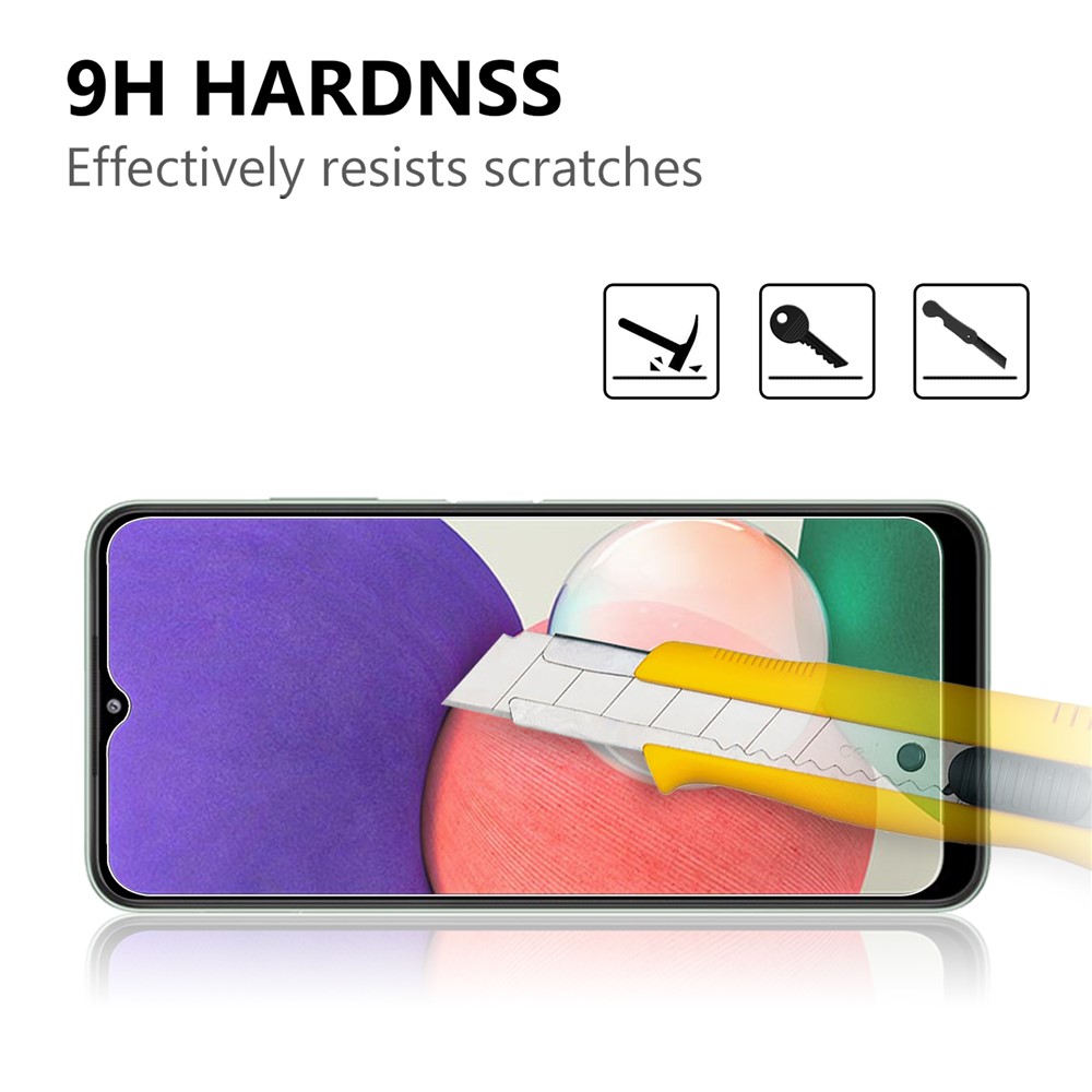 2.5D Arc Edge 9H Hardness Tempered Glass Guard Screen Protector for Galaxy A22 5G (EU Version)-4