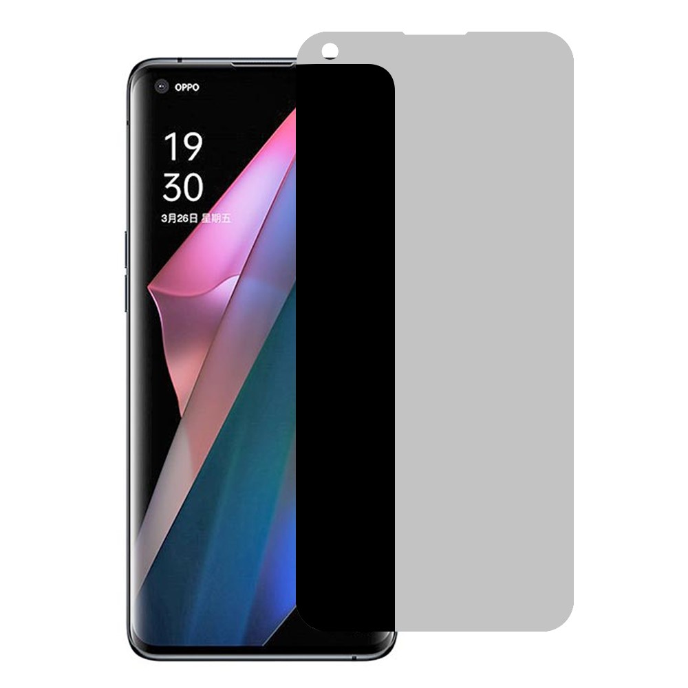 HD Clear High Sensitivity 180 Degree Anti-Peep Soft TPU Hydrogel Privacy Screen Protector forOppo Find X3 / OnePlus 9 Pro-1
