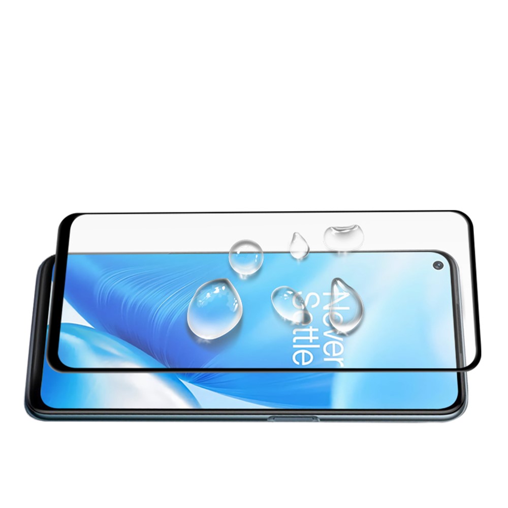 AMORUS for OnePlus Nord N200 5G 3D Curved Anti-Scratch Tempered Glass Full Screen Protector Film - Black-5