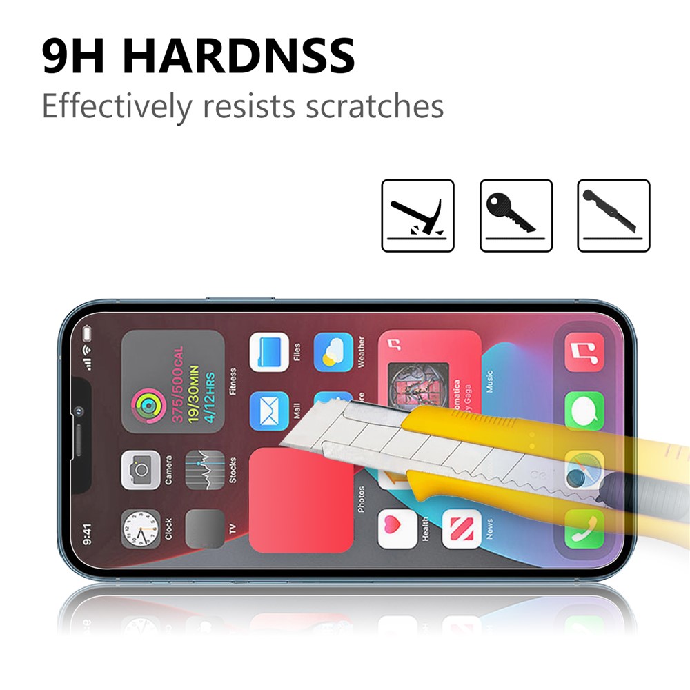 2PCS 9H 2.5D Tempered Glass Screen Protector for iPhone 13 Mini 5.4-inch-3