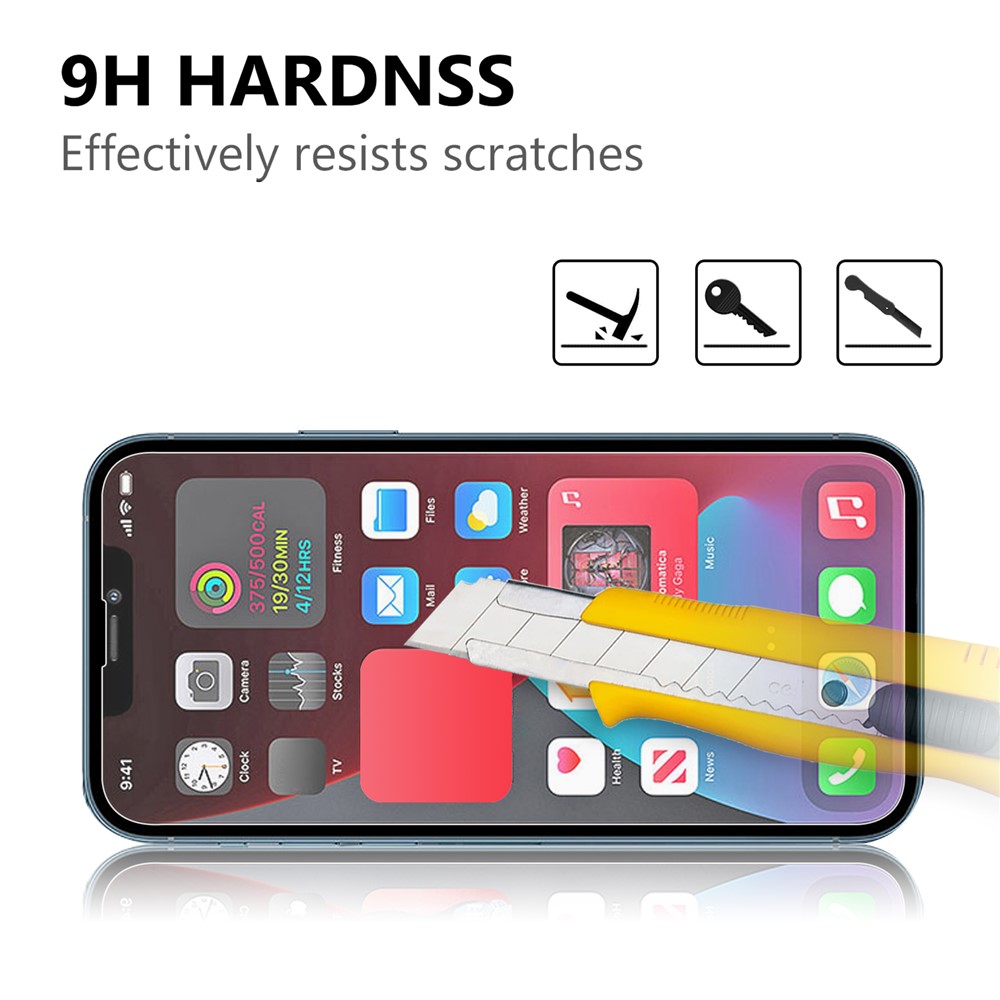 Case Friendly 2.5D Curved Scratch-Resistant Touch Tempered Glass Screen Protective Film for iPhone 13 mini 5.4 inch-3