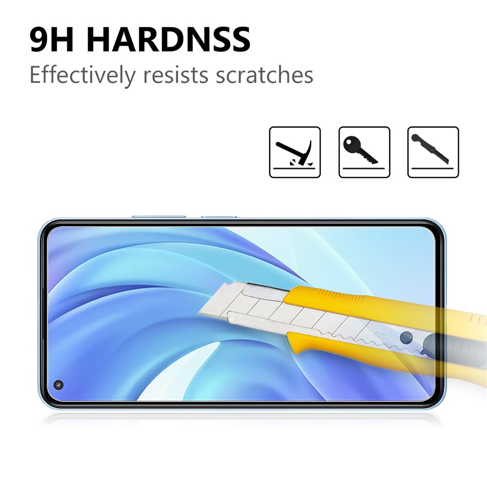 Anti-Scratch 2.5D Edge Bubble Free Tempered Glass Screen Protector for Xiaomi Mi 11 Lite 5G-3