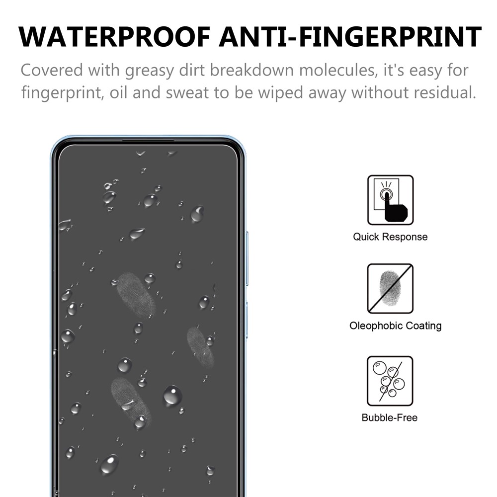 Anti-Scratch 2.5D Edge Bubble Free Tempered Glass Screen Protector for Xiaomi Mi 11 Lite 5G-4