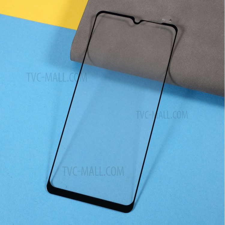 Full Size Coverage Full Glue Silk Printing Tempered Glass Screen Protector for Samsung Galaxy F12-3