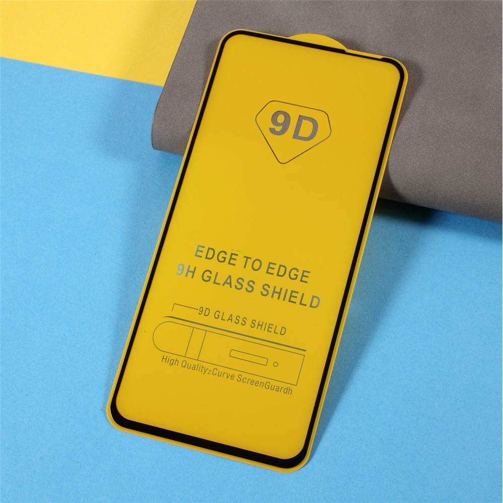 Silk Printing Full Glue Full Screen Coverage Premium 9D Tempered Glass Screen Protector for OnePlus Nord N200 5G-9
