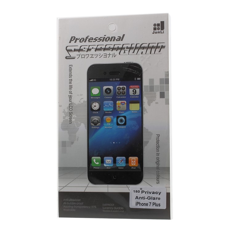 180-degree Anti-peep Privacy LCD Screen Protector Film for iPhone 7 Plus 5.5-8