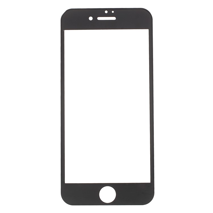 3D Full Size Tempered Glass Screen Protector for iPhone 7 Arc Edge - Black-1