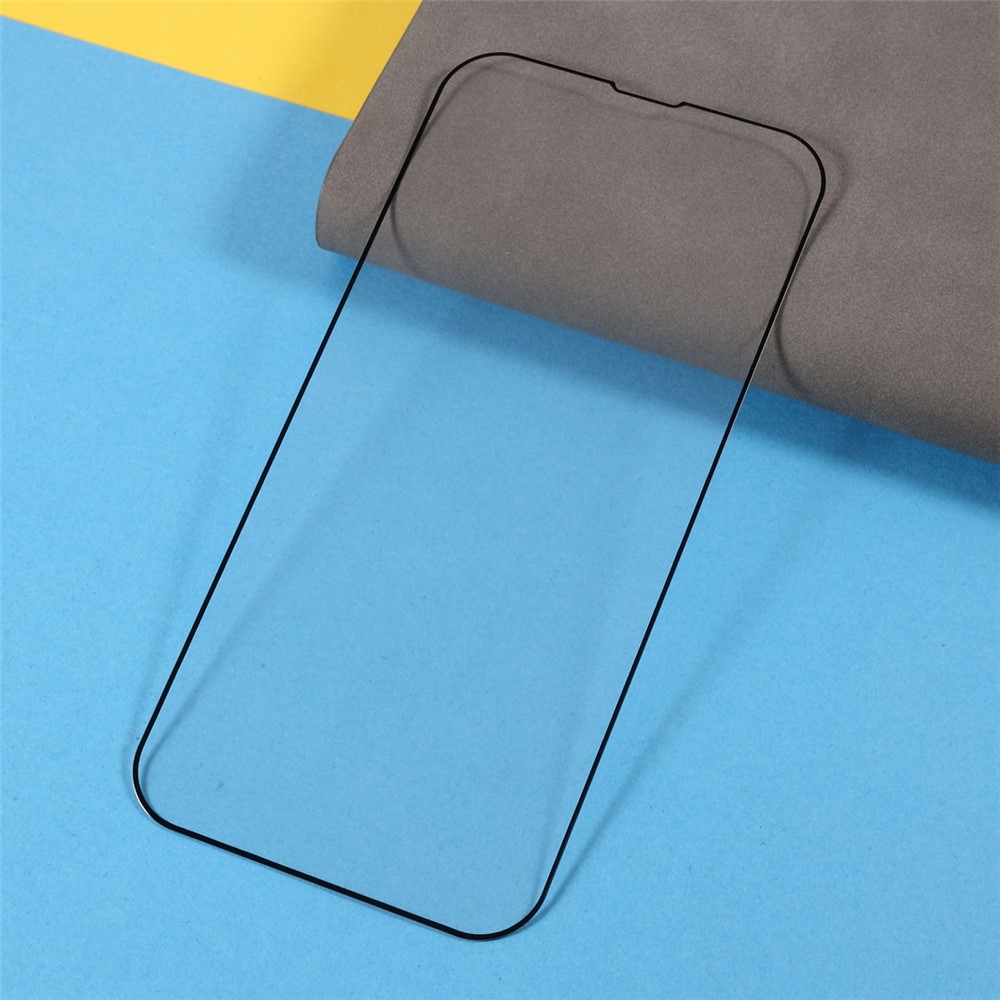 Película Protectora De Recubrimiento De Cristal Completo De Vidrio De 9D Ultra Claro (pegamento Lateral) Para IPhone 13 Pro Max 6,7 Pulgadas-2