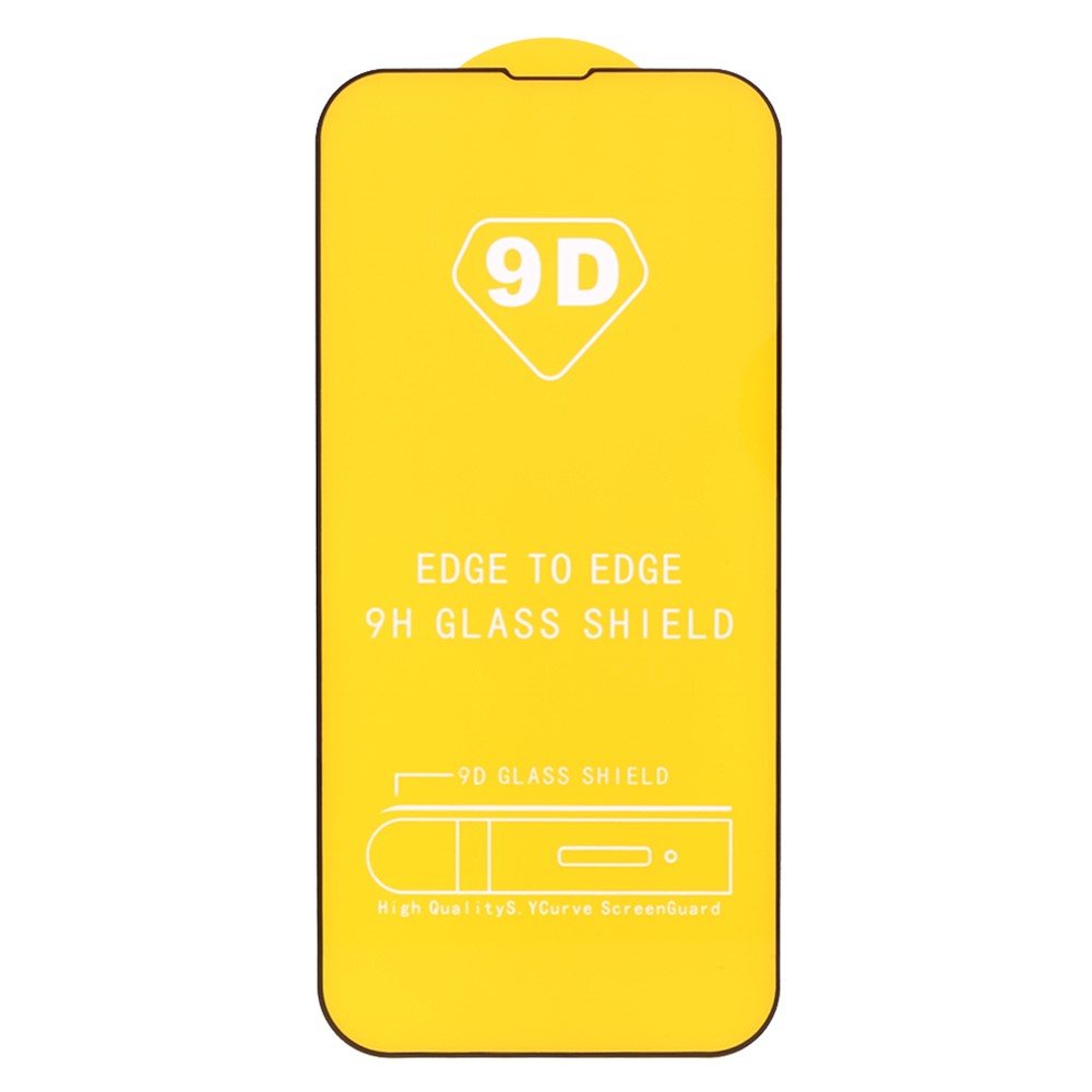 Película Protectora De Recubrimiento De Cristal Completo De Vidrio De 9D Ultra Claro (pegamento Lateral) Para IPhone 13 Pro Max 6,7 Pulgadas-7