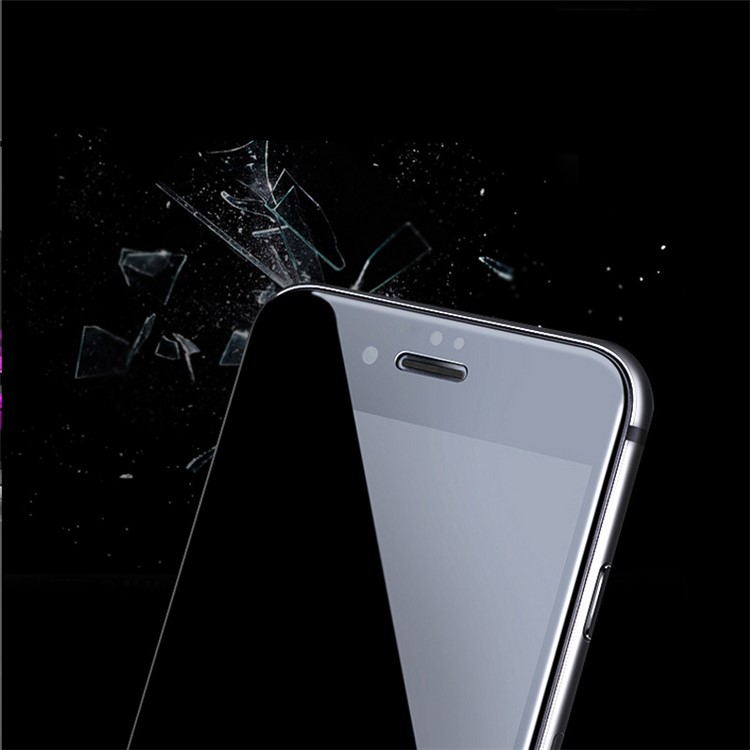 USAMS for iPhone 7 Plus 3D Soft Carbon Fiber Tempered Glass Screen Protector Full Coverage - Black-9