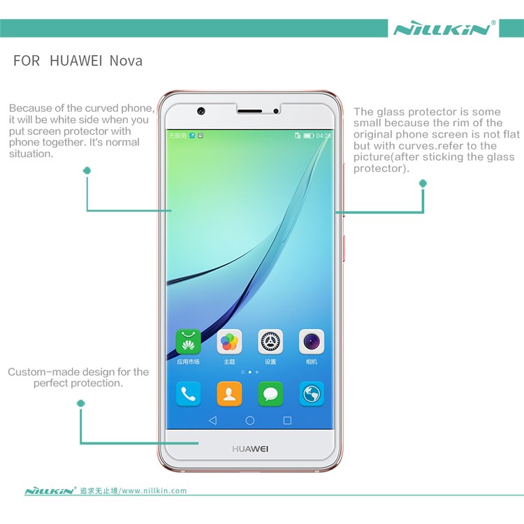 NILLKIN Amazing H Tempered Glass Screen Protector Anti-explosion for Huawei nova-16