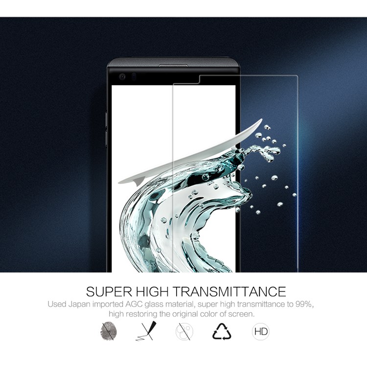 NILLKIN for LG V20 Amazing H+PRO Nanometer Anti-Explosion Tempered Glass Screen Film - Transparent-7