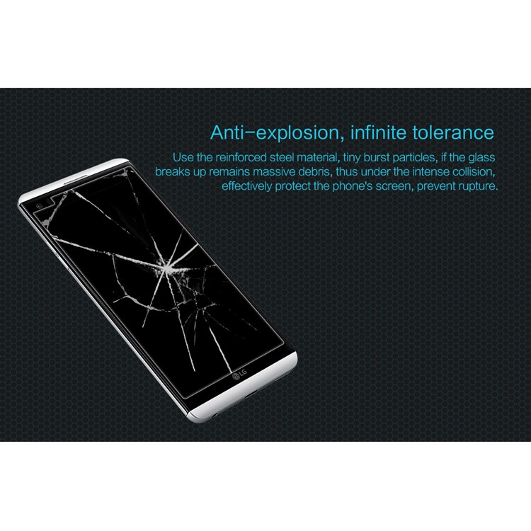 NILLKIN Amazing H Tempered Glass Screen Protector Anti-explosion for LG V20 - Transparent-5
