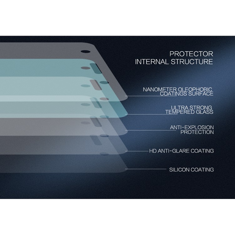 NILLKIN Amazing H+PRO for Asus Zenfone 3 Deluxe ZS570KL Tempered Glass Screen Film Nanometer Anti-Explosion-11