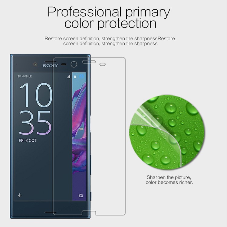 NILLKIN per Sony Xperia XZs / XZ Protezione anti-impronta digitale HD Protector Guard Film-2