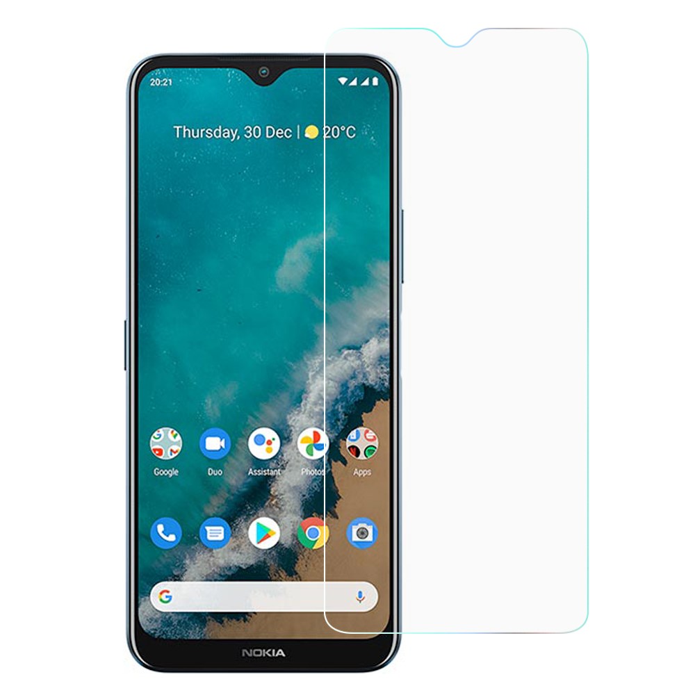 0.3mm Arc Edge Anti-explosion Tempered Glass Phone Screen Protector Film Guard for Nokia G50-1