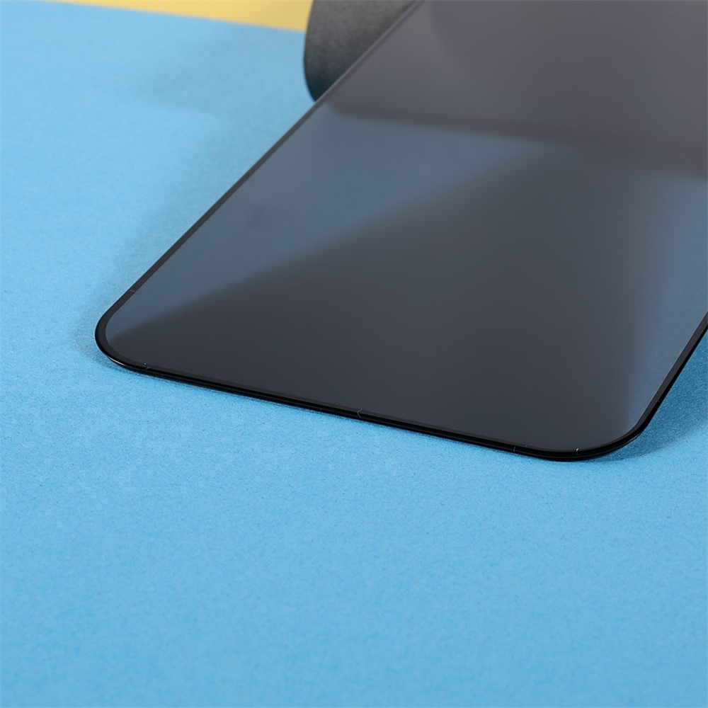 Full Screen Coverage Anti-spy Silk Printing Scratch Resistant Tempered Glass Screen Guard Film (Side Glue) for iPhone 13 Pro / iPhone 13 6.1 inch-6