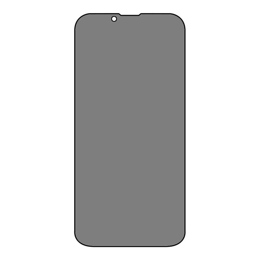 Anti-spy Full Screen Coverage Silk Printing Scratch Resistant Tempered Glass Screen Guard Film (Side Glue) for iPhone 13 Pro Max 6.7 inch-2