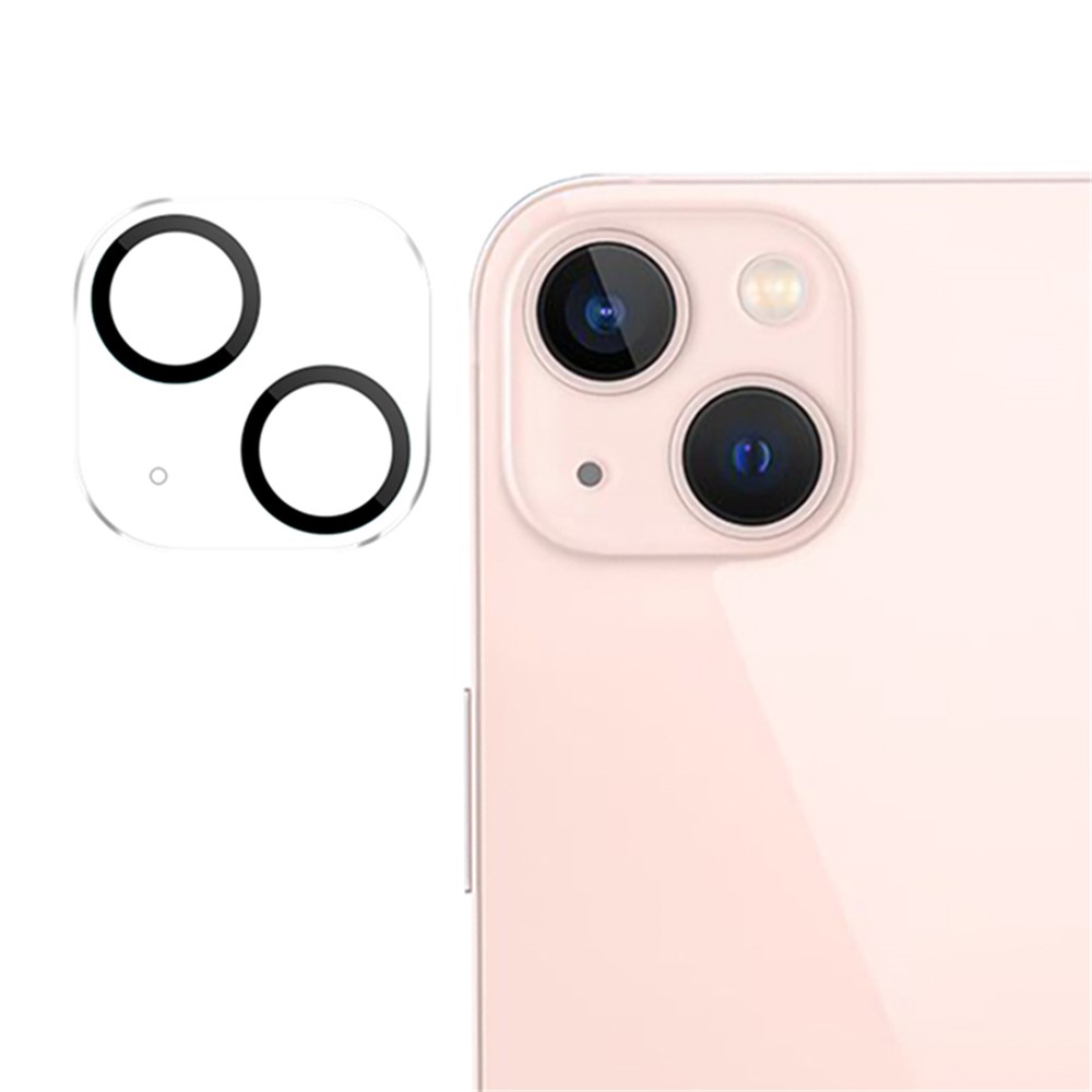 Black Silk Printing Anti-scratch Tempered Glass Camera Lens Guard Films Protector for iPhone 13 mini 5.4 inch-1