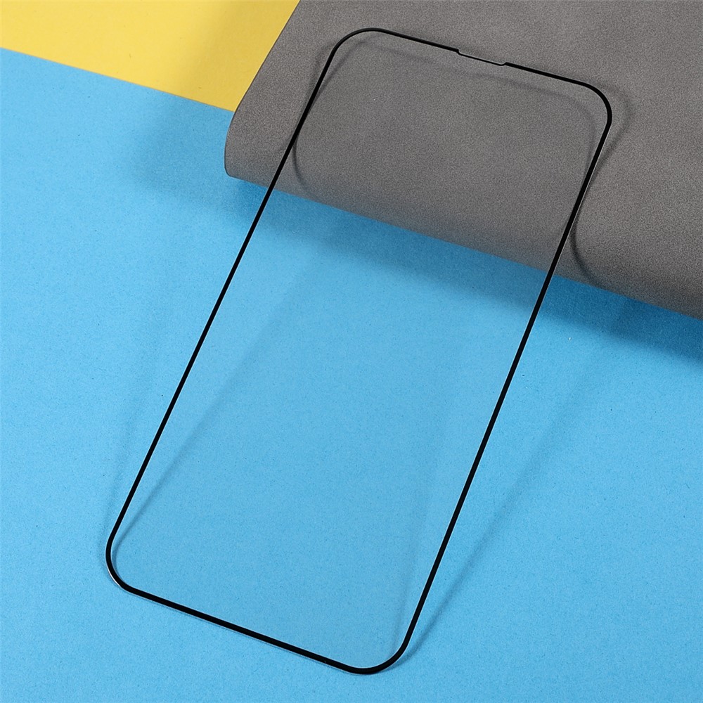 Electroplating Silk Printing Tempered Glass Screen Protector Film for iPhone 13 Pro / iPhone 13 6.1 inch-3