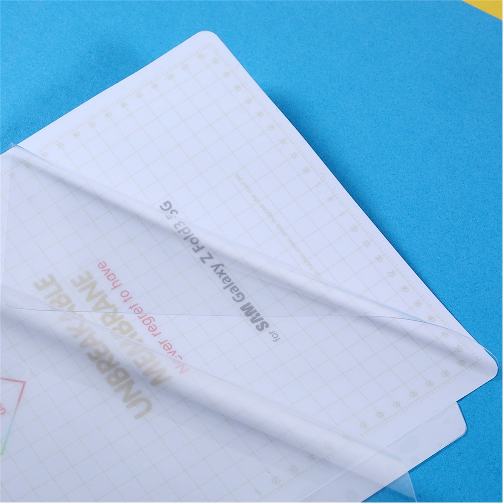 Flexible Folding Full Coverage Front and Back Soft TPU Protective Film Set for Samsung Galaxy Z Fold3 5G-9