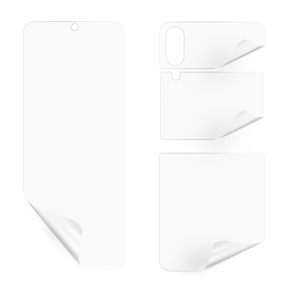Full Coverage Front and Back Soft TPU Protective Film Set for Galaxy Z Flip3 5G-2