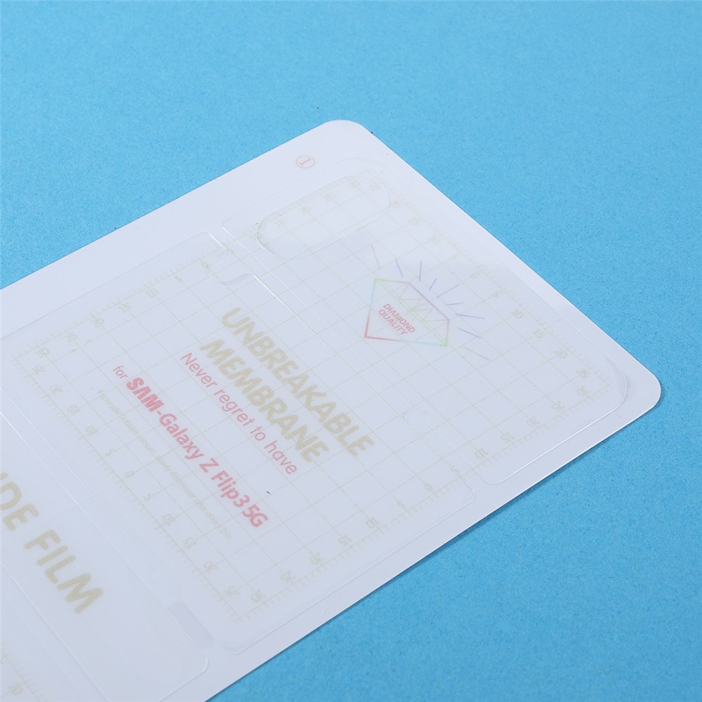 Full Coverage Front and Back Soft TPU Protective Film Set for Galaxy Z Flip3 5G-8