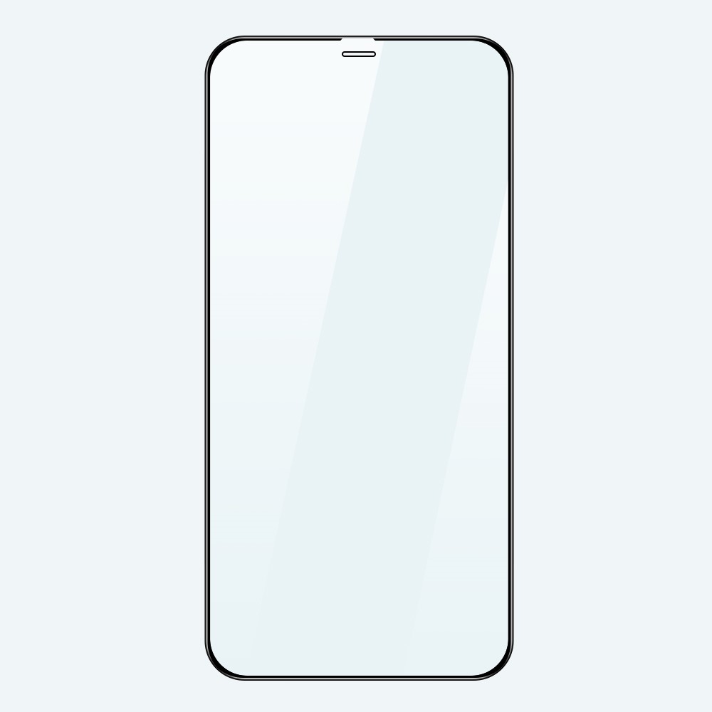 AMORUS 2Pcs/Set Full Coverage HD Full Glue Silk Printing Secondary Hardening Shatterproof Clear Tempered Glass Screen Protector for iPhone 8 Plus/7 Plus/6 Plus - Black-3