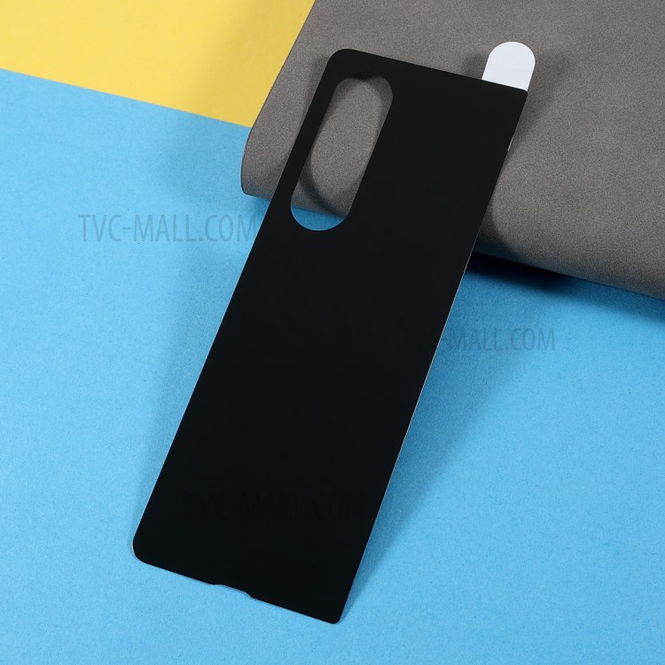 HD Clear Tempered Glass Back Protective Film + Scratch-resistant Soft TPU + PET Hydrogel Screen Protector for Samsung Galaxy Z Fold3 5G-7