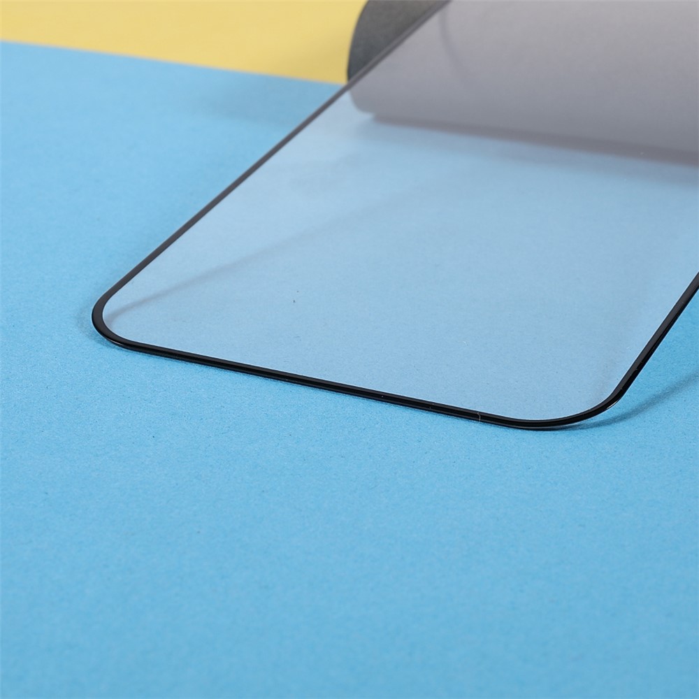 Silk Printing Full Glue Full Screen Coverage Dustproof Ultra Clear Tempered Glass Screen Protector for iPhone 13 mini 5.4 inch-6